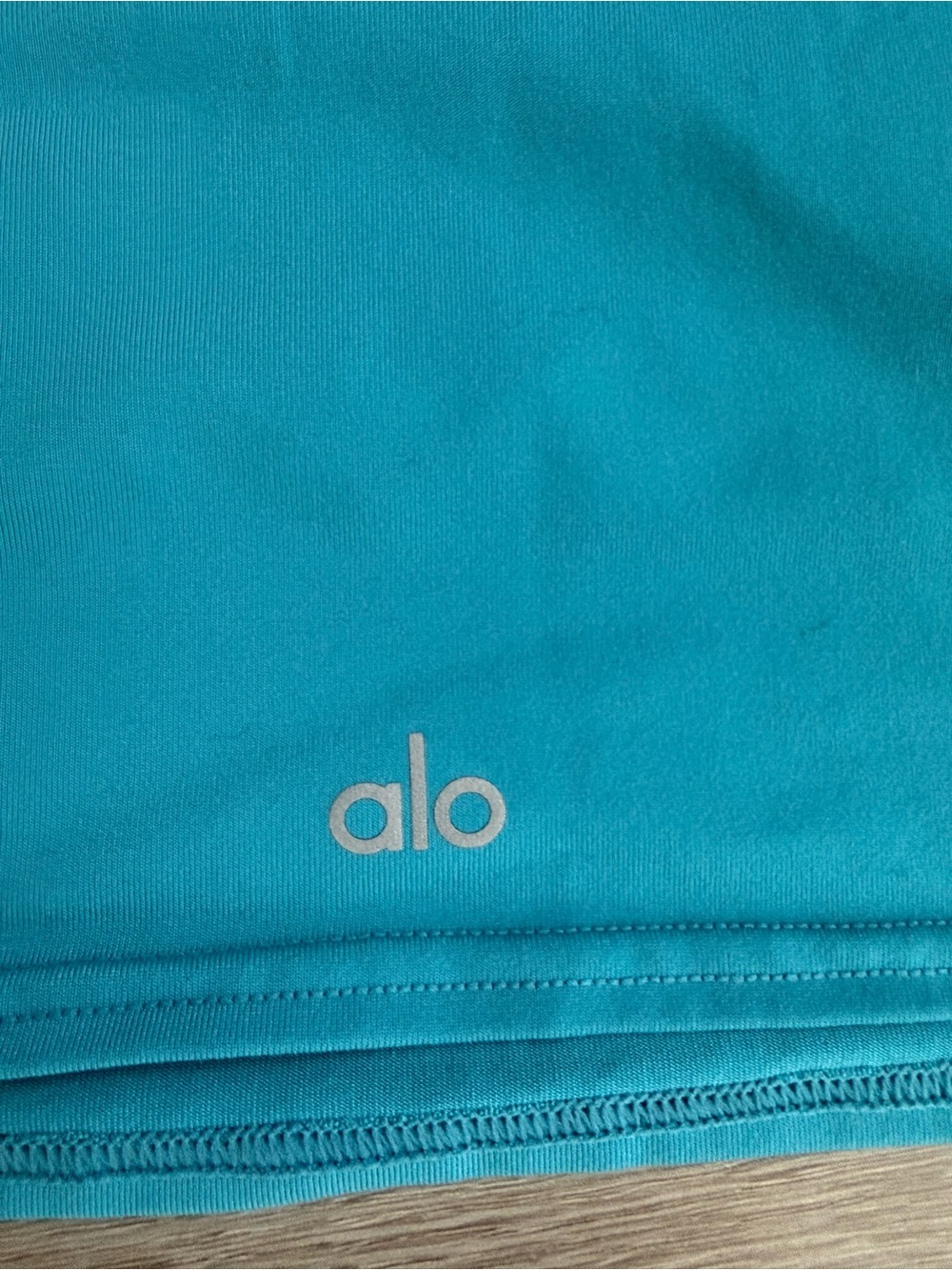 Alo Yoga Real Bra Tank Aqua Size S Racerback Activewear Top - Picture 3 of 7